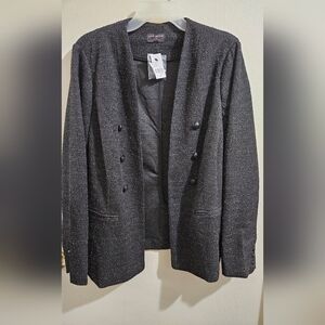 New w/Tags Lane Bryant Black Blazer Jacket w/ Sparkles - Size 18